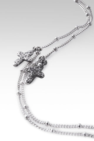 Message of Hope Necklace™ in White Zircon - Lobster Closure - only found at SARDA™