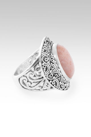 More To Come Ring™ in Pink Moonstone - Statement - only found at SARDA™