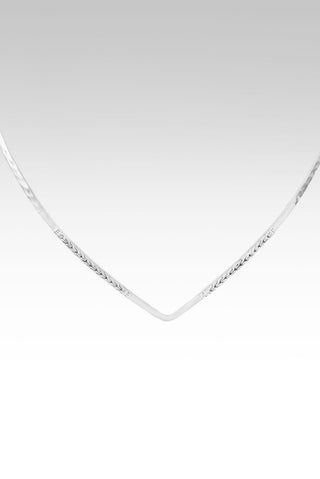 My Conqueror & King V-Collar Necklace™ in Chainlink & Hammered - V-Collar - only found at SARDA™