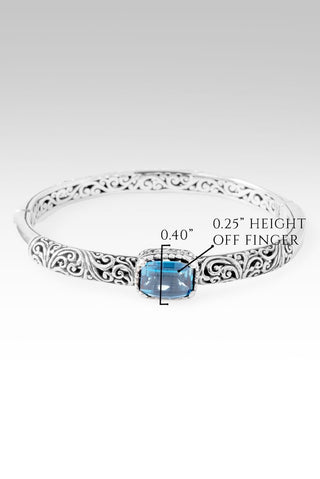 My Faithful Bangle Bracelet™ in London Blue Topaz - Bangle - only found at SARDA™