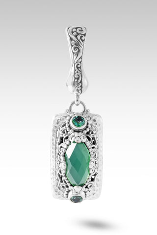 My GOD Will Pendant™ in Green Onyx & Bali Hai™ Mystic Topaz - Multi Stone - only found at SARDA™