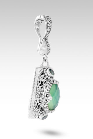 My GOD Will Pendant™ in Green Onyx & Bali Hai™ Mystic Topaz - Multi Stone - only found at SARDA™