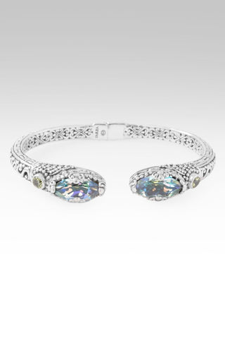 My GOD Will Tip - To - Tip Bracelet™ in Green Reflections™ Mystic Quartz & Peridot - Tip - to - Tip - only found at SARDA™