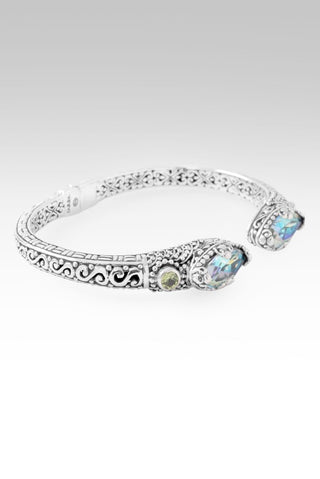 My GOD Will Tip - To - Tip Bracelet™ in Green Reflections™ Mystic Quartz & Peridot - Tip - to - Tip - only found at SARDA™