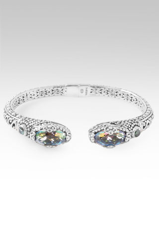 My GOD Will Tip - To - Tip Bracelet™ in Odyssey Calypso™ Mystic Quartz & Bali Hai™ Mystic Topaz - Tip - to - Tip - only found at SARDA™