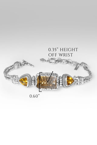 My Goliath's Defeated Bracelet™ in Bi - Color Champagne Citrine & Golden Cognac Scapolite - Multi Stone - only found at SARDA™
