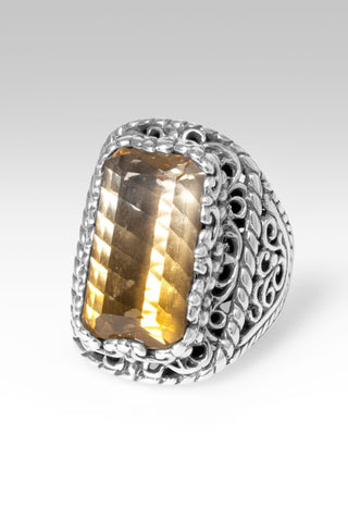 My Goliath's Defeated Ring II™ in Bi - Color Champagne Citrine - Dinner - only found at SARDA™