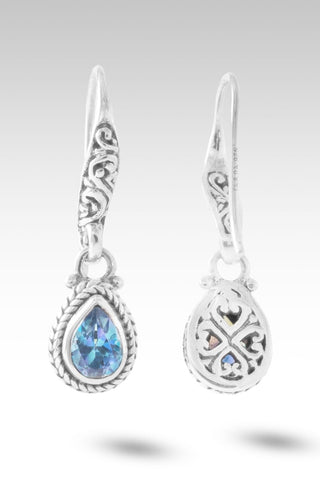 My Healing Earrings™ in Alter Ego™ Mystic Topaz - Bali Wire - only found at SARDA™