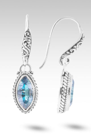 My Healing Earrings™ in Beyond Elitism™ Mystic Quartz - Bali Wire - only found at SARDA™