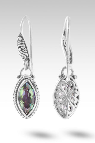 My Healing Earrings™ in Odyssey Calypso™ Mystic Quartz - Bali Wire - only found at SARDA™