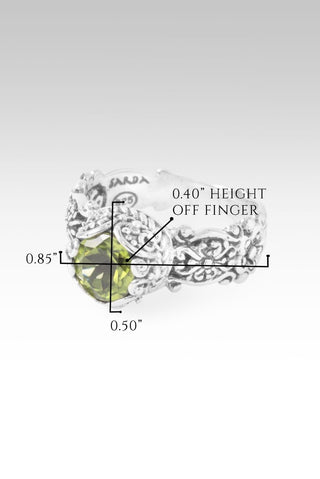 My Helper Ring™ in Peridot - Dinner - only found at SARDA™