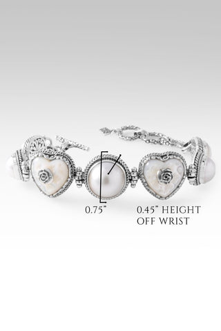 My Name is Beloved Bracelet™ in White Mabe Pearl, White Mother of Pearl & Freshwater Pearl - Multi Stone - only found at SARDA™