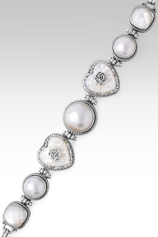 My Name is Beloved Bracelet™ in White Mabe Pearl, White Mother of Pearl & Freshwater Pearl - Multi Stone - only found at SARDA™
