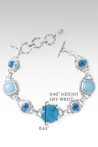 My Redeemer Bracelet™ in Aqua Blue Quartz & Royal Bali Breeze™ Mystic Quartz - Multi Stone - only found at SARDA™
