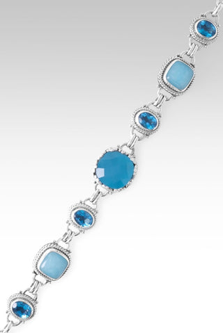 My Redeemer Bracelet™ in Aqua Blue Quartz & Royal Bali Breeze™ Mystic Quartz - Multi Stone - only found at SARDA™