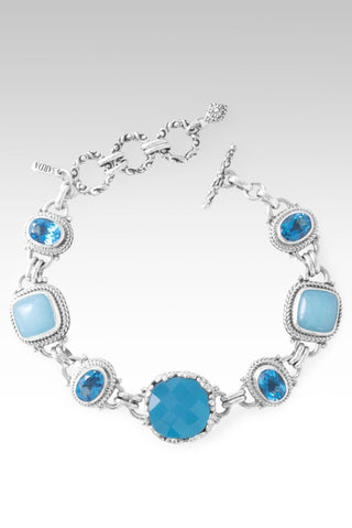 My Redeemer Bracelet™ in Aqua Blue Quartz & Royal Bali Breeze™ Mystic Quartz - Multi Stone - only found at SARDA™