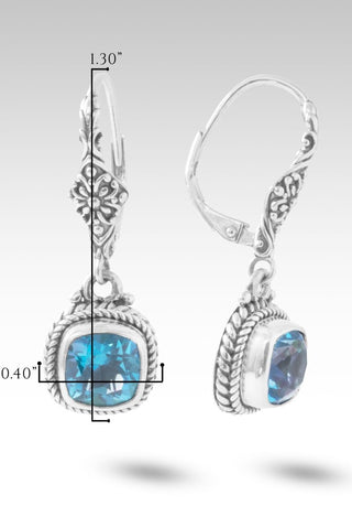 My Redeemer Earrings™ in Royal Bali Breeze™ Mystic Quartz - French Wire - only found at SARDA™