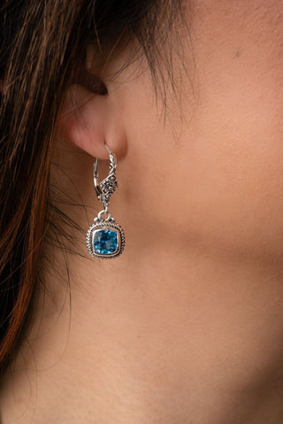 My Redeemer Earrings™ in Royal Bali Breeze™ Mystic Quartz - French Wire - only found at SARDA™