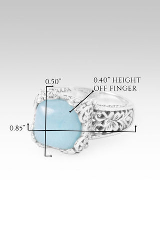 My Redeemer Ring™ in Aqua Blue Quartz - Dinner - only found at SARDA™