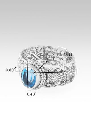 My Redeemer Ring™ in Royal Bali Breeze™ Mystic Quartz - Dinner - only found at SARDA™