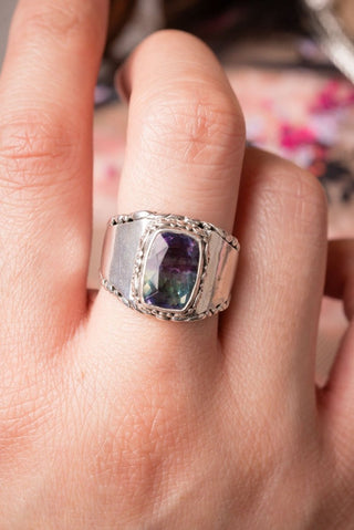 My Rock Ring™ in Banded Bi - Color Fluorite - Dinner - only found at SARDA™