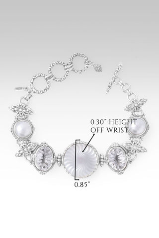 My Strong Tower Bracelet™ in White Mother of Pearl, White Quartz & Freshwater Pearl - Multi Stone - only found at SARDA™