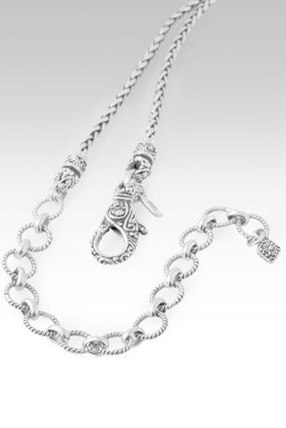 My Strong Tower Necklace™ in White Mother of Pearl, White Quartz & Freshwater Pearl - Multi Stone - only found at SARDA™