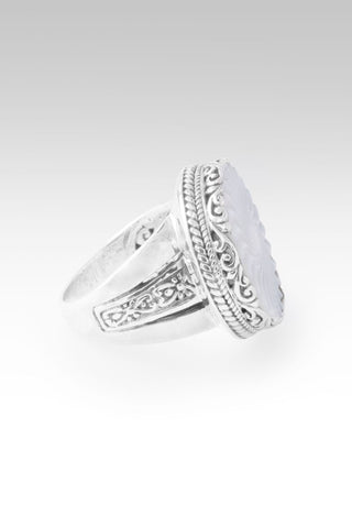 My Strong Tower Ring™ in White Mother of Pearl - Statement - only found at SARDA™