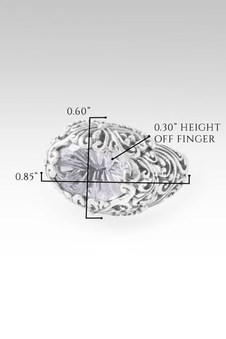 My Strong Tower Ring™ in White Quartz - Statement - only found at SARDA™