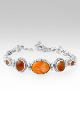 Never Alone Bracelet™ in Orange Spiny Oyster & Carnelian - Multi Stone - only found at SARDA™