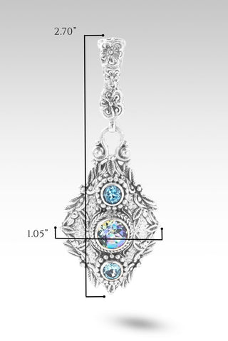 Never Alone Pendant™ in Unicorn Dreams™ Mystic Topaz & Swiss Blue Topaz - Multi Stone - only found at SARDA™