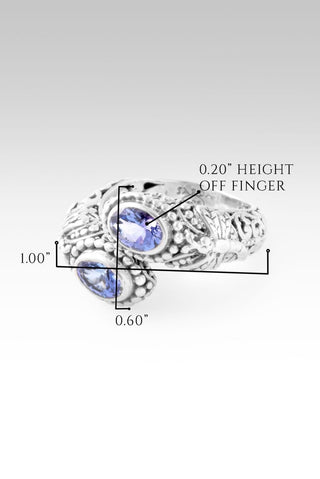 Never Be The Same Ring™ in Tanzanite - Bypass - only found at SARDA™