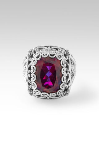 Never Leaves U Ring™ in Bee Pink™ Mystic Quartz - Dinner - only found at SARDA™