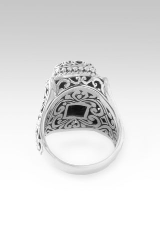 Never Leaves U Ring™ in Bluejay Jazz™ Mystic Quartz - Dinner - only found at SARDA™
