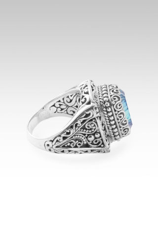 Never Leaves U Ring™ in By The Sea™ Mystic Quartz - Dinner - only found at SARDA™