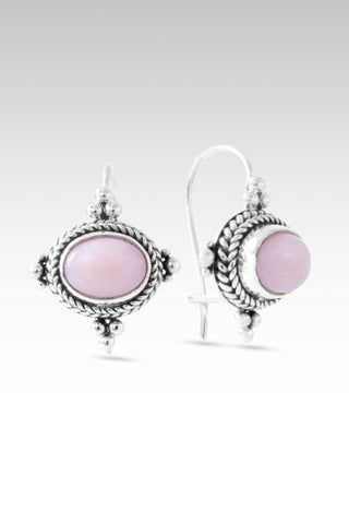 Never Left Behind Earrings™ in Pink Opal - Sarda Safety Latch - only found at SARDA™
