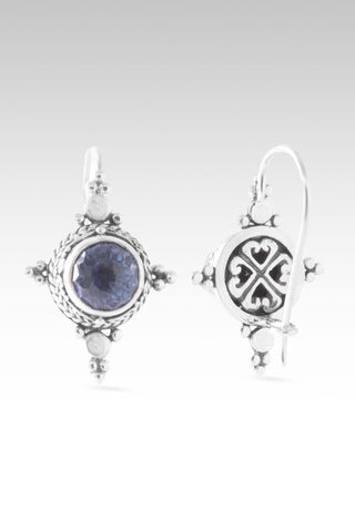 Never Left Behind Earrings™ in Sea-Renity™ Mystic Quartz - Sarda Safety Latch - only found at SARDA™