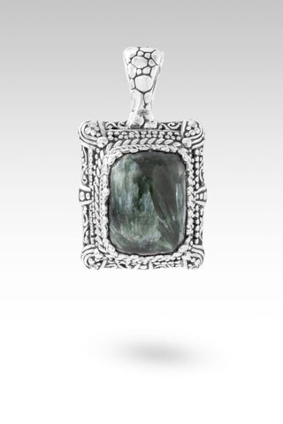 Never Let Go Pendant™ in Seraphinite - Single Stone - only found at SARDA™