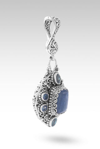 Never Lets Me Down Pendant™ in Blue Kyanite, Blue Zircon & Sheer Luck™ Mystic Topaz - Multi Stone - only found at SARDA™