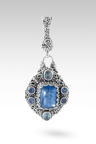 Never Lets Me Down Pendant™ in Blue Kyanite, Blue Zircon & Sheer Luck™ Mystic Topaz - Multi Stone - only found at SARDA™