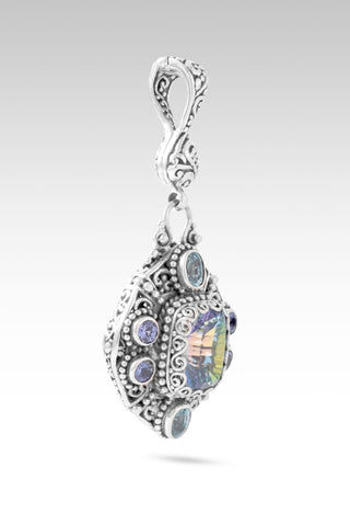 Never Lets Me Down Pendant™ in By The Sea™ Mystic Quartz, Blue Zircon & Tanzanite - Multi Stone - only found at SARDA™