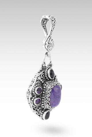 Never Lets Me Down Pendant™ in Charoite, Black Star Diopside & Amethyst - Multi Stone - only found at SARDA™