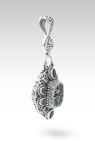 Never Lets Me Down Pendant™ in Green Fluorite, Chrome Diopside & Bali Hai™ Mystic Topaz - Multi Stone - only found at SARDA™