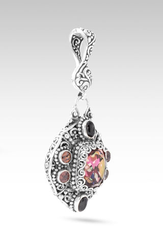 Never Lets Me Down Pendant™ in Hayward's Muse™ Mystic Quartz, Black Star Diopside & Red Velvet Zircon - Multi Stone - only found at SARDA™
