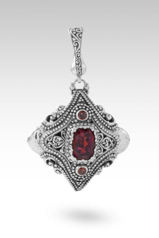 Never More Sure Pendant™ in Bee Pink™ Mystic Quartz & Garnet - Multi Stone - only found at SARDA™