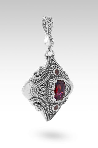 Never More Sure Pendant™ in Bee Pink™ Mystic Quartz & Garnet - Multi Stone - only found at SARDA™