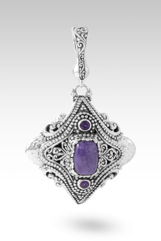 Never More Sure Pendant™ in Charoite & Amethyst - Multi Stone - only found at SARDA™