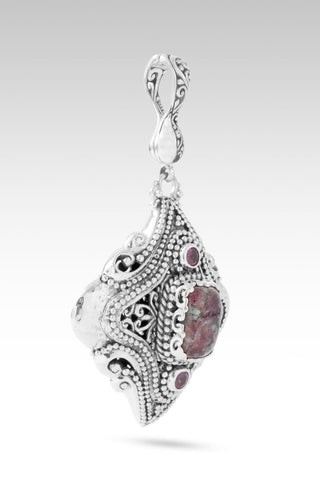 Never More Sure Pendant™ in Eudialyte & Rhodolite Garnet - Multi Stone - only found at SARDA™