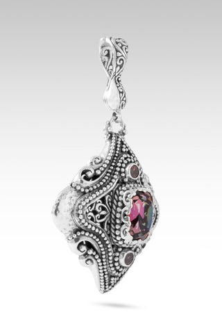 Never More Sure Pendant™ in Hayward's Muse™ Mystic Quartz & Red Velvet Zircon - Multi Stone - only found at SARDA™