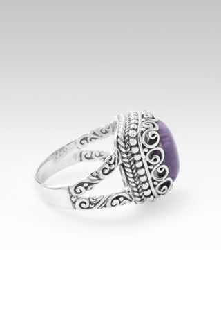 Never Steered Wrong Ring™ in Charoite - Split Shank - only found at SARDA™